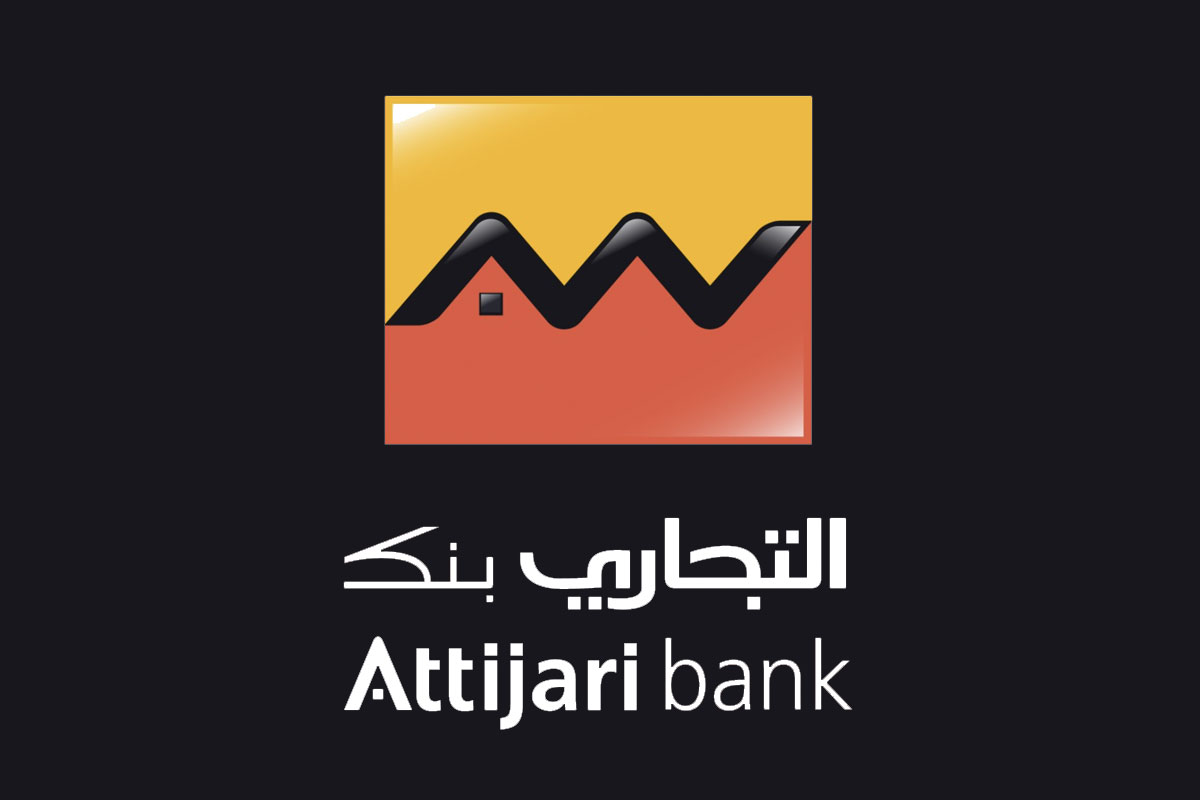 Attijariwafa银行反白logo