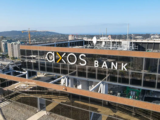 Axos Bank标志设计含义及银行品牌设计理念
