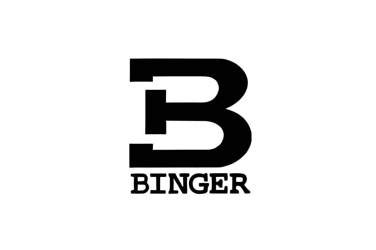 BINGER宾格表品牌LOGO设计案例-B元素标志设计