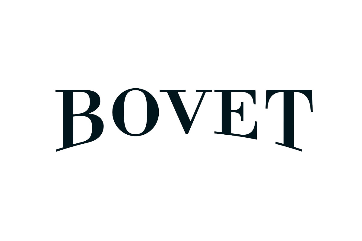 BOVET播威品牌LOGO设计案例-字体元素标志设计