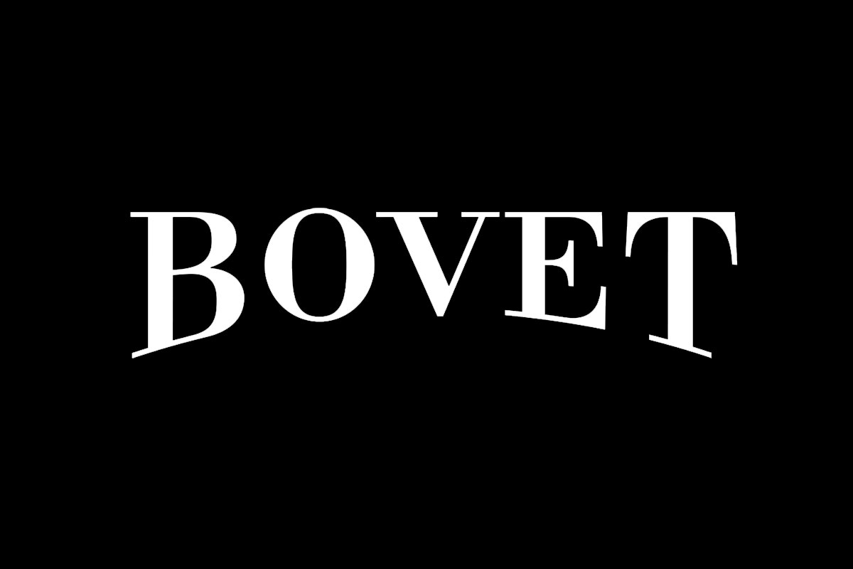 BOVET播威品牌反白LOGO