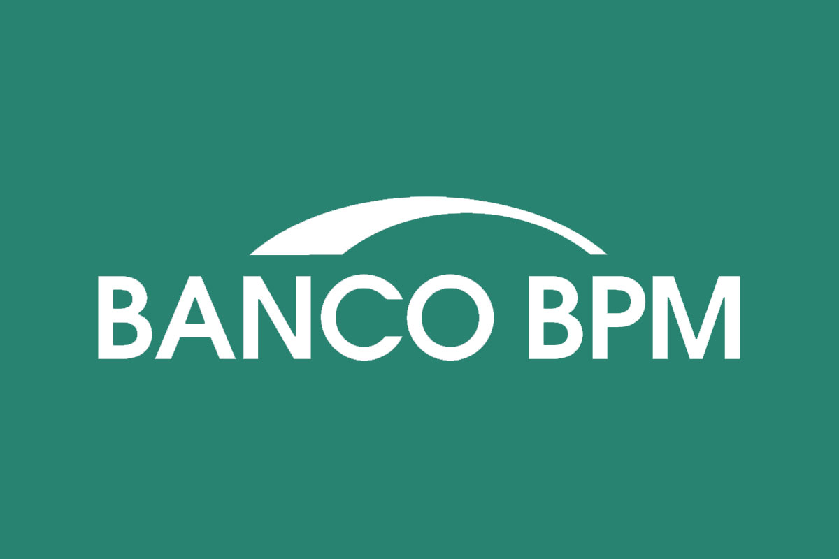 Banco BPM银行反白logo