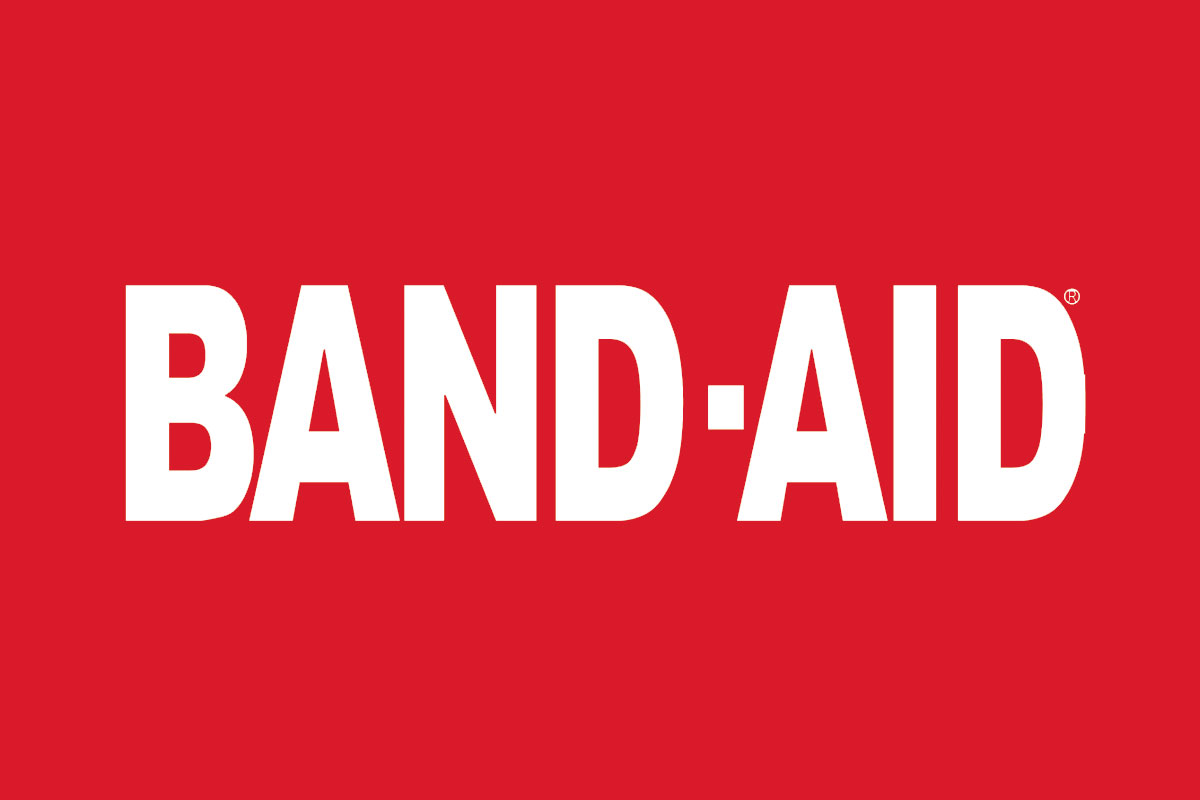 Band-Aid邦迪反白logo