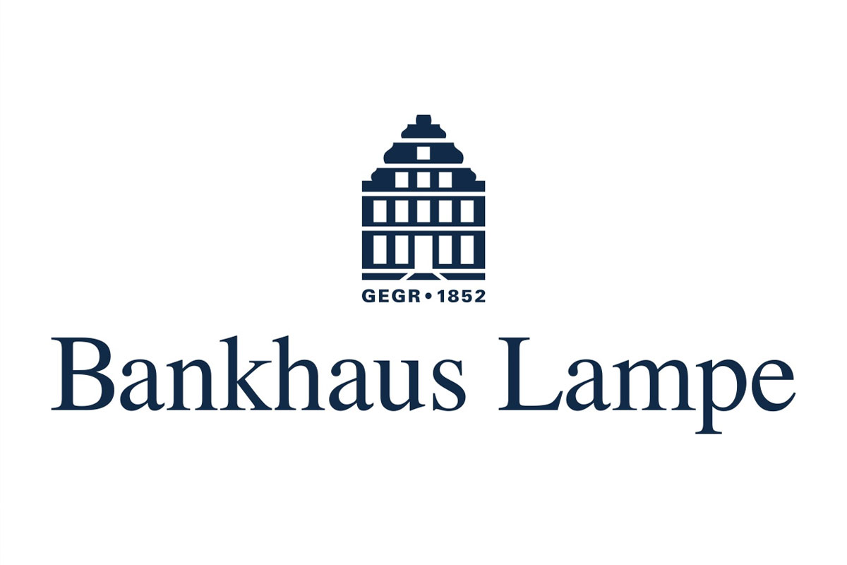 Bankhaus Lampe银行品牌LOGO设计案例-建筑元素标志设计