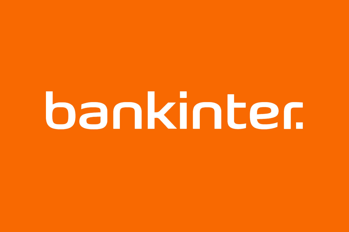 Bankinter银行反白logo