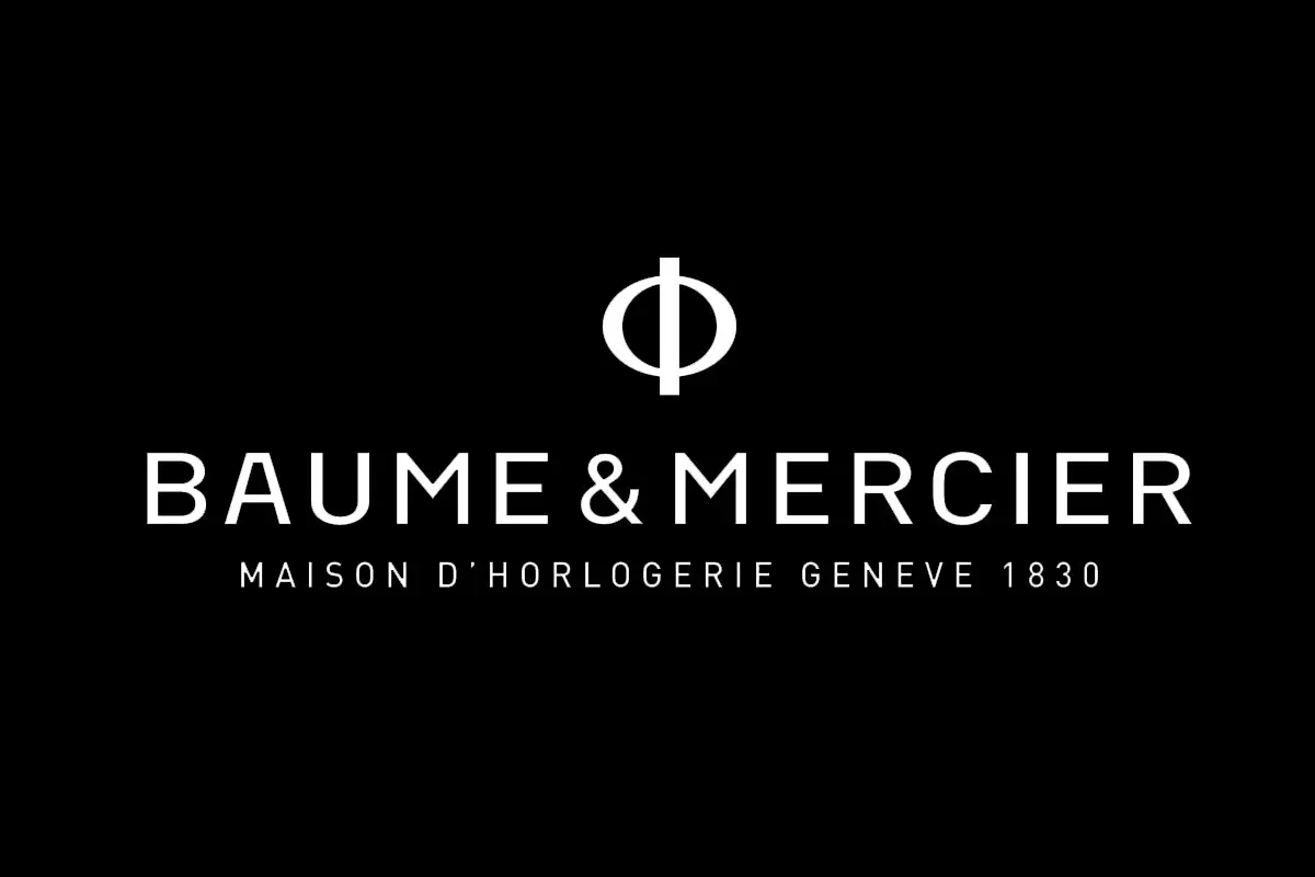 Baume & Mercier名士品牌反白LOGO