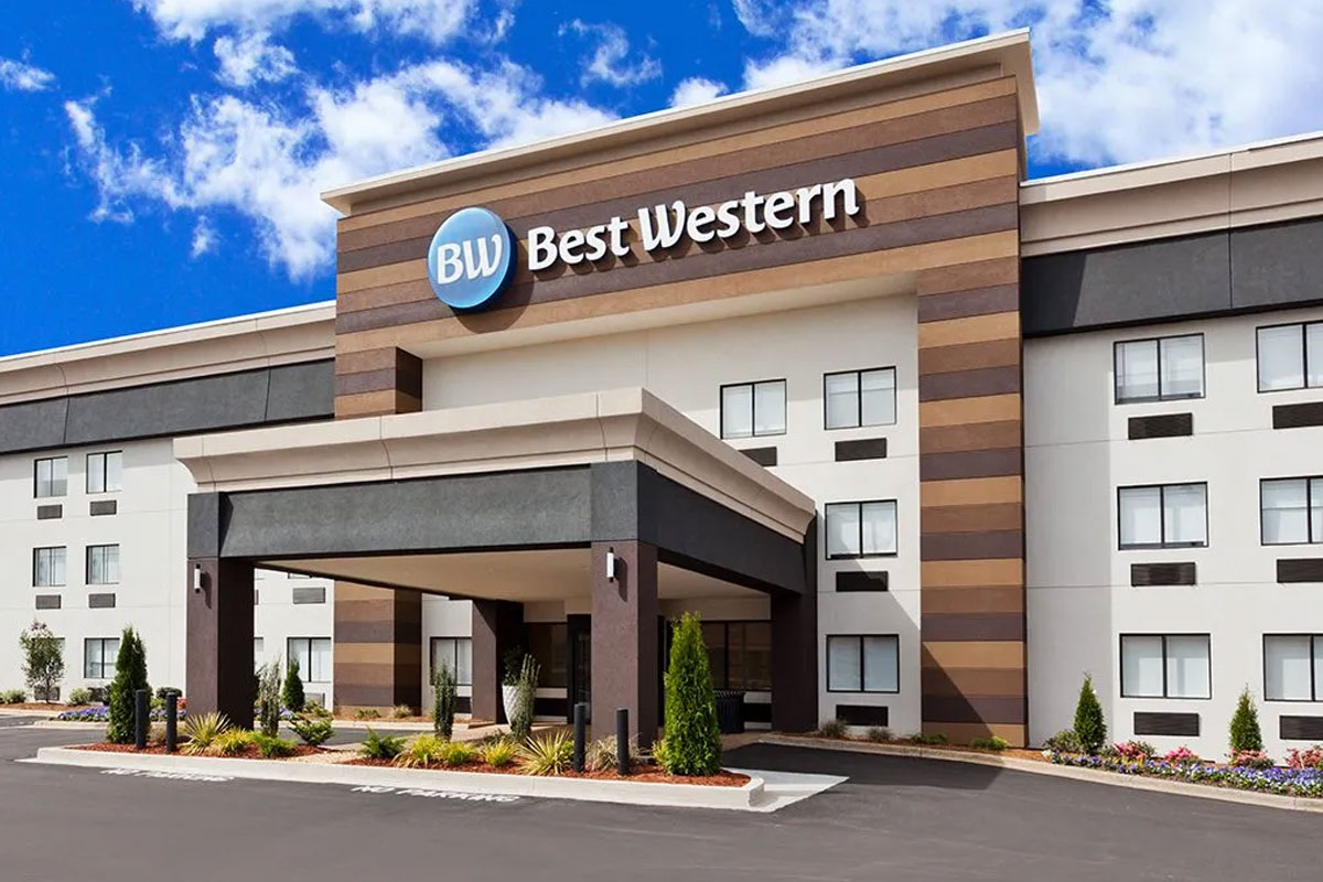 Best Western大门口