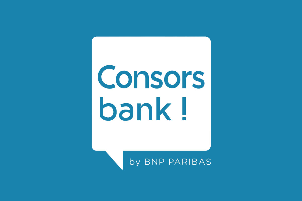 Consorsbank银行反白logo