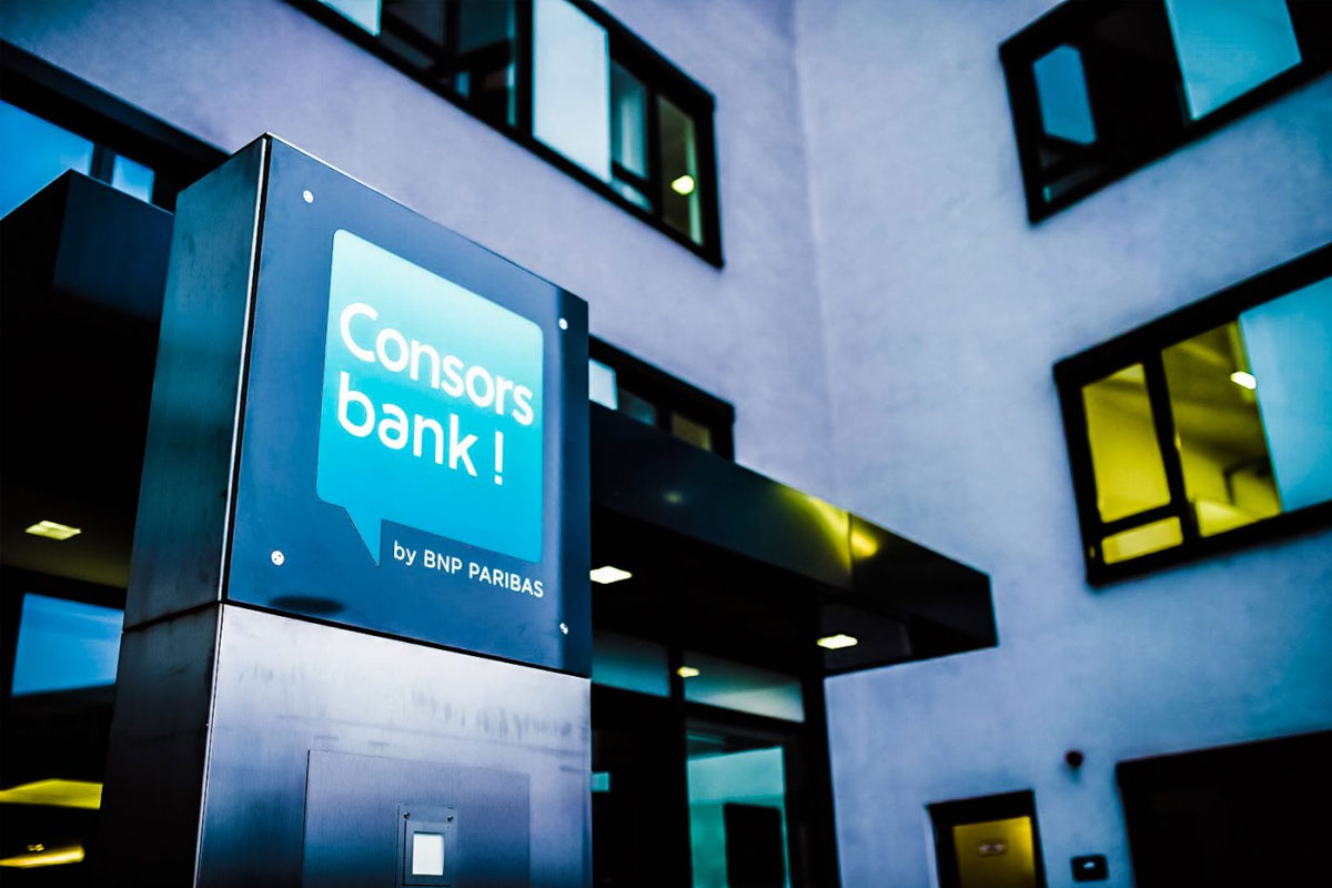 Consorsbank银行品牌LOGO设计案例-银行行业标志设计方案