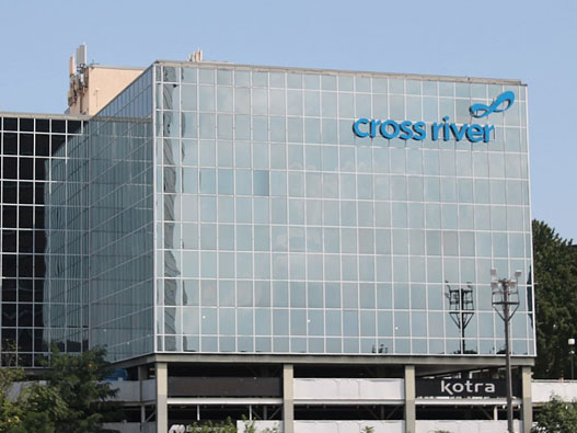 Cross River Bank标志设计含义及银行品牌设计理念