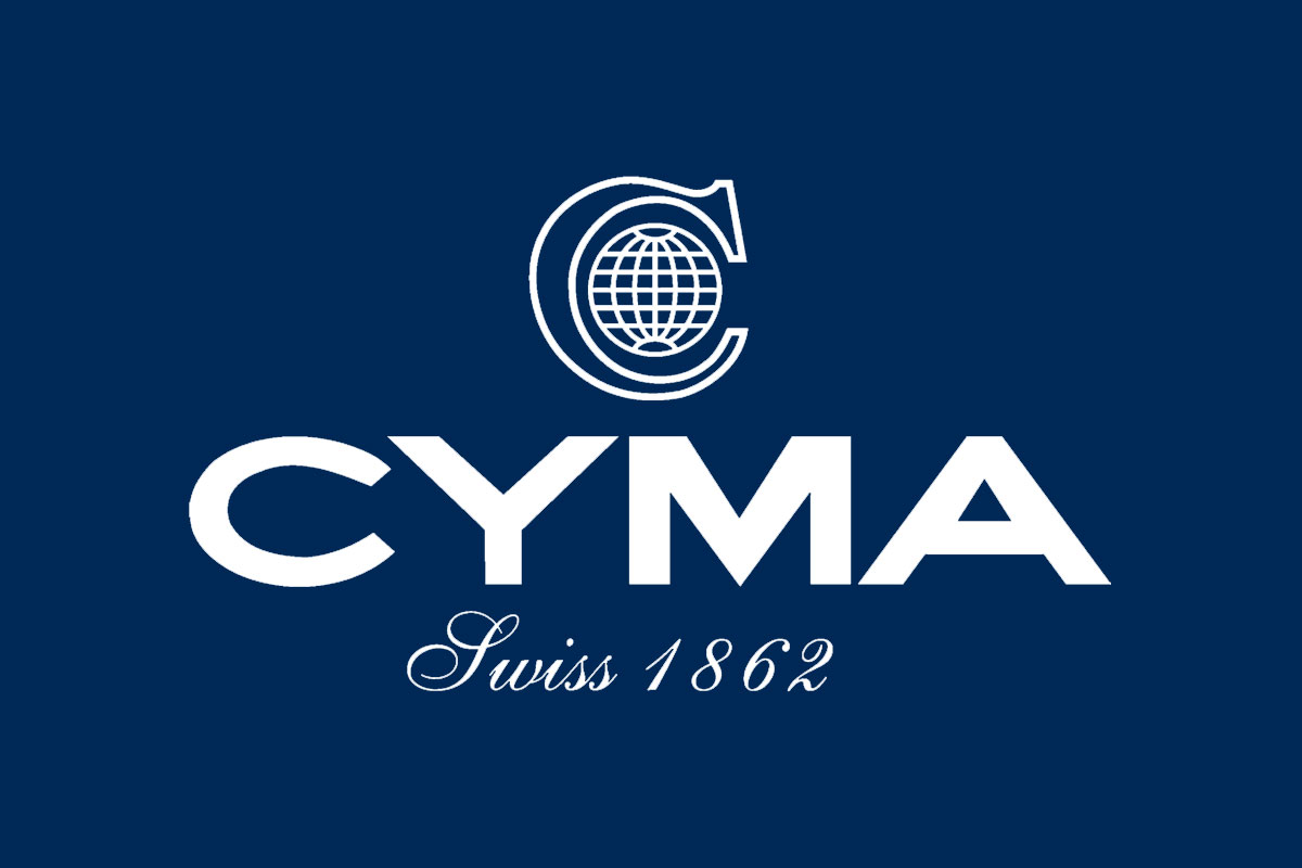 Cyma西马品牌反白LOGO