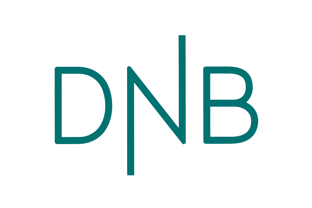DNB银行品牌LOGO设计案例-字体元素标志设计