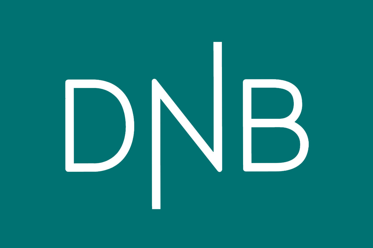 DNB银行反白logo