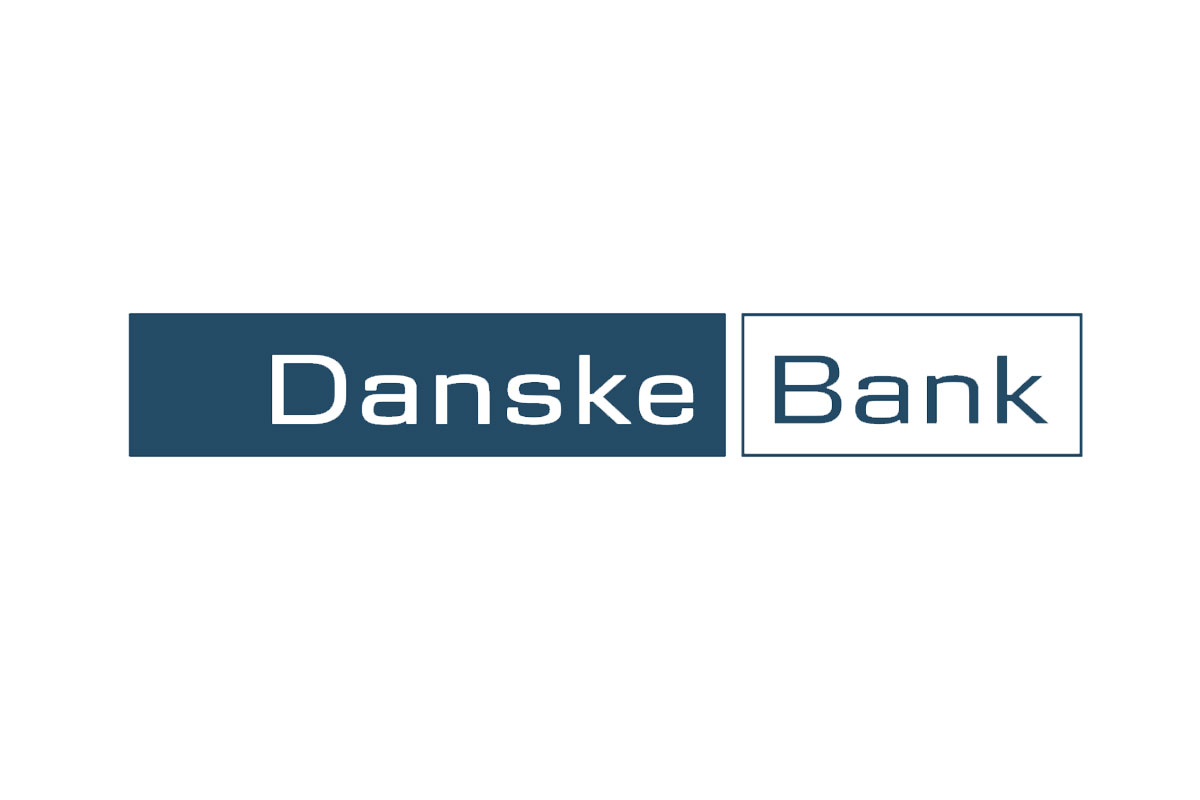 Danske银行品牌LOGO设计案例-色块元素标志设计