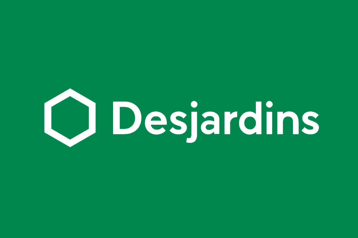 Desjardins银行反白logo