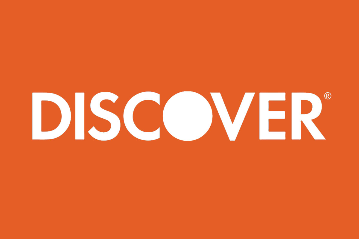 Discover银行反白logo