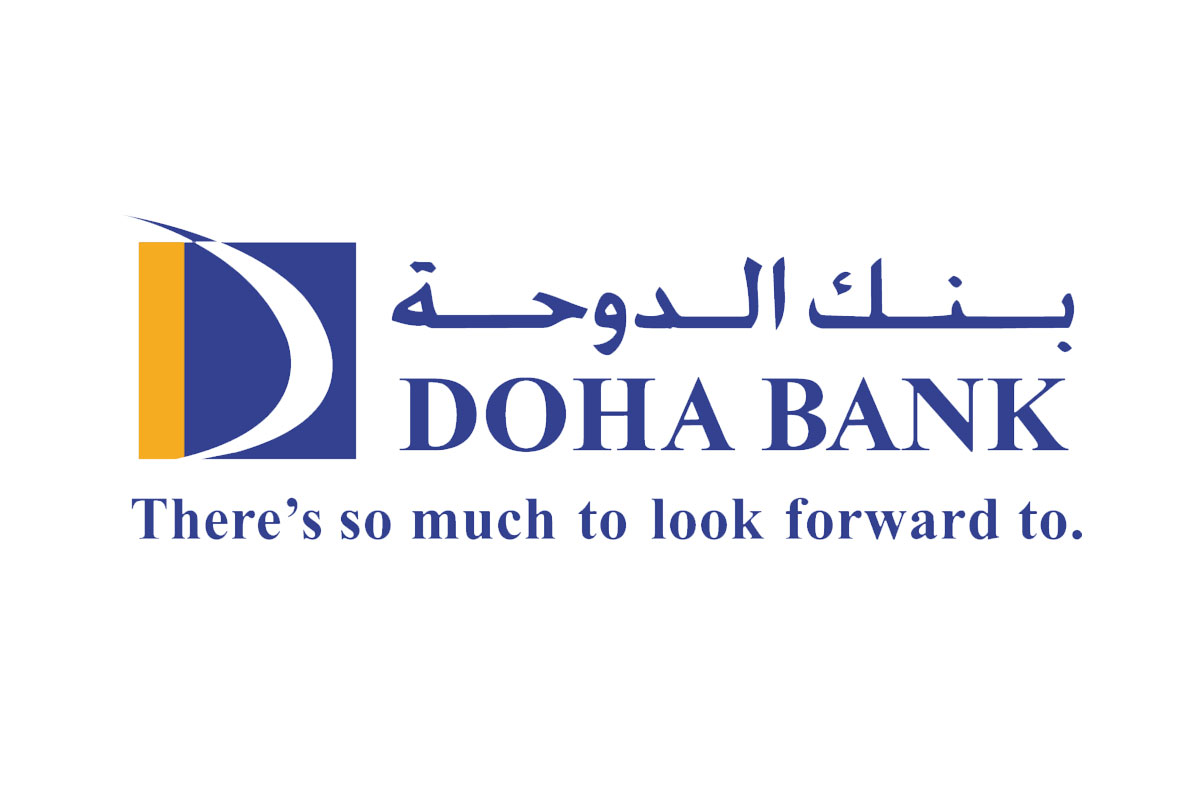 Doha多哈银行品牌LOGO设计案例-D字母元素标志设计