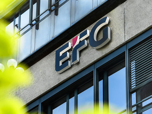 EFG国际银行标志设计含义及银行品牌设计理念