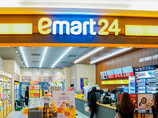 Emart24标志设计含义及便利店品牌设计理念