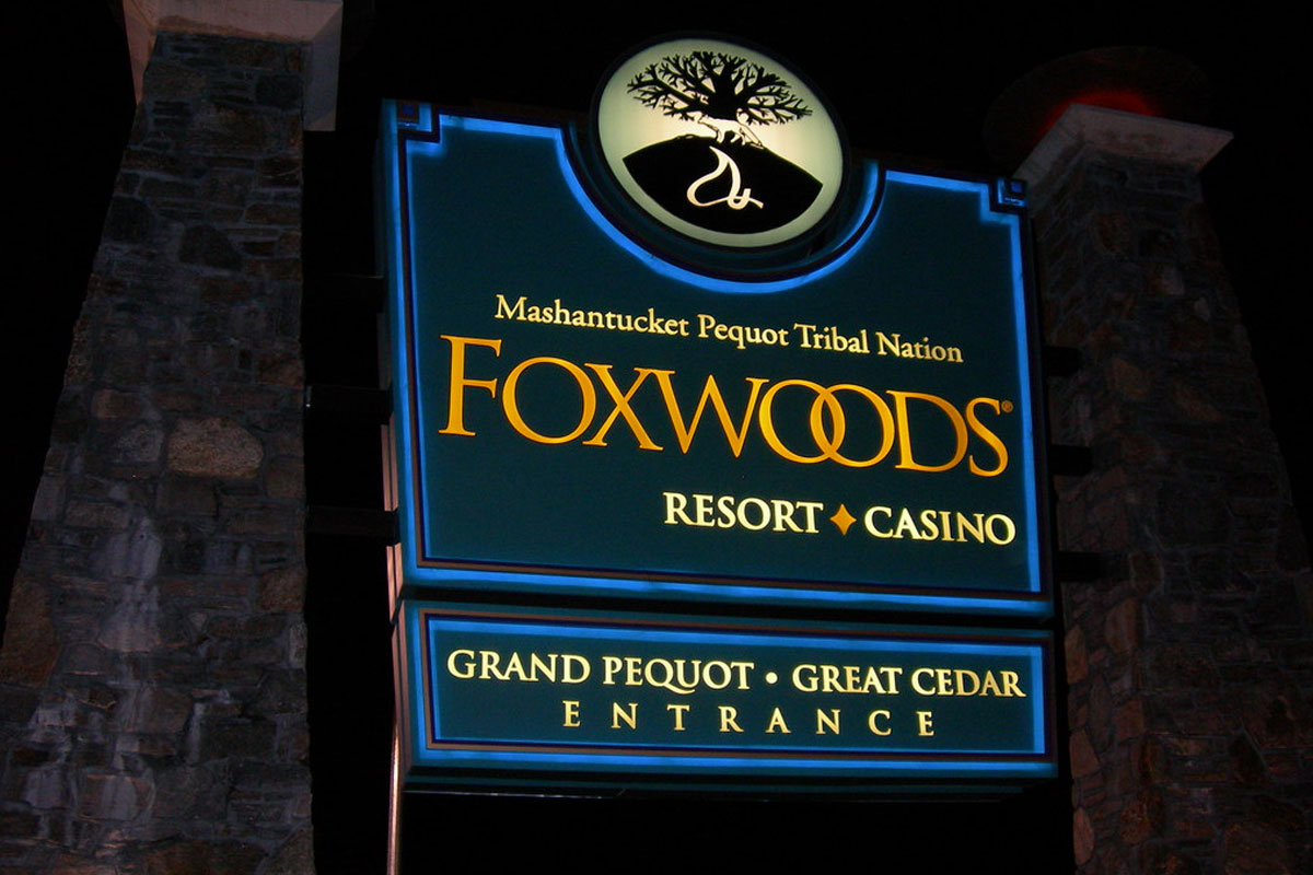 Foxwoods Resort大门口