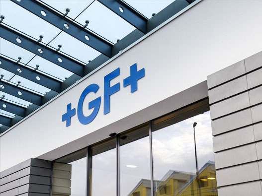Georg Fischer标志设计含义及管道品牌设计理念
