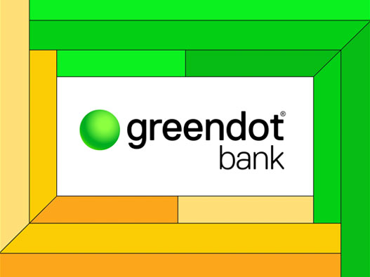 Green Dot Bank标志设计含义及银行品牌设计理念