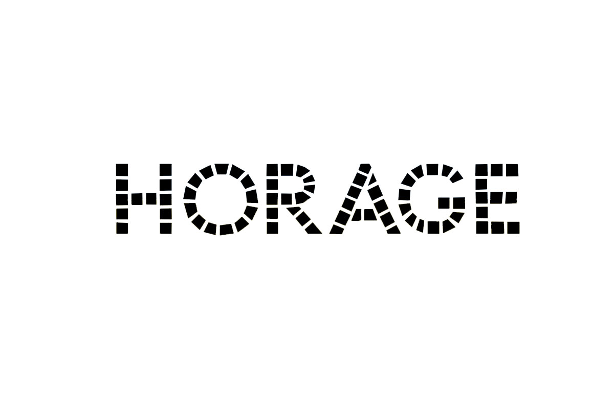 HORAGE欧瑞玺品牌LOGO设计案例-方块元素标志设计