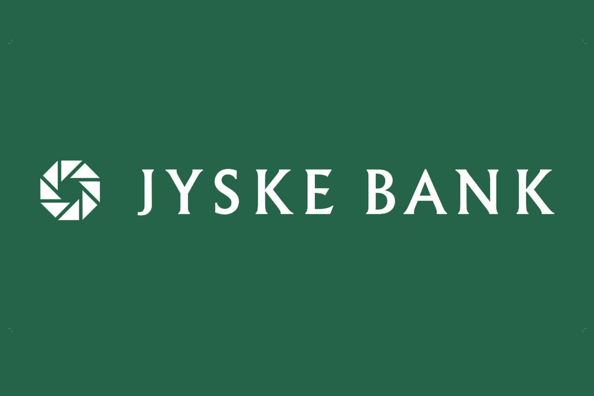 Jyske银行反白logo
