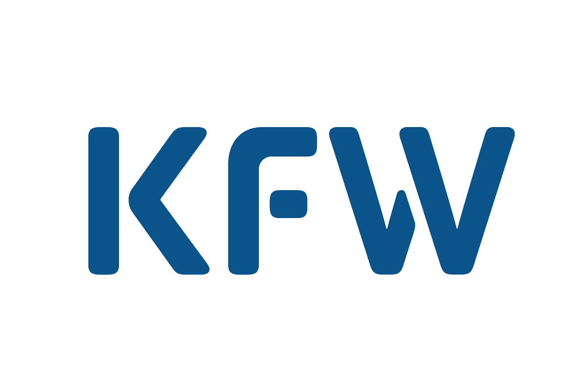 KfW银行品牌LOGO设计案例-字体元素标志设计