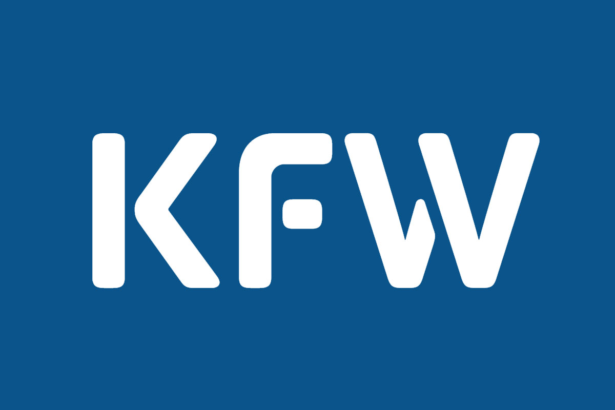 KfW银行反白logo