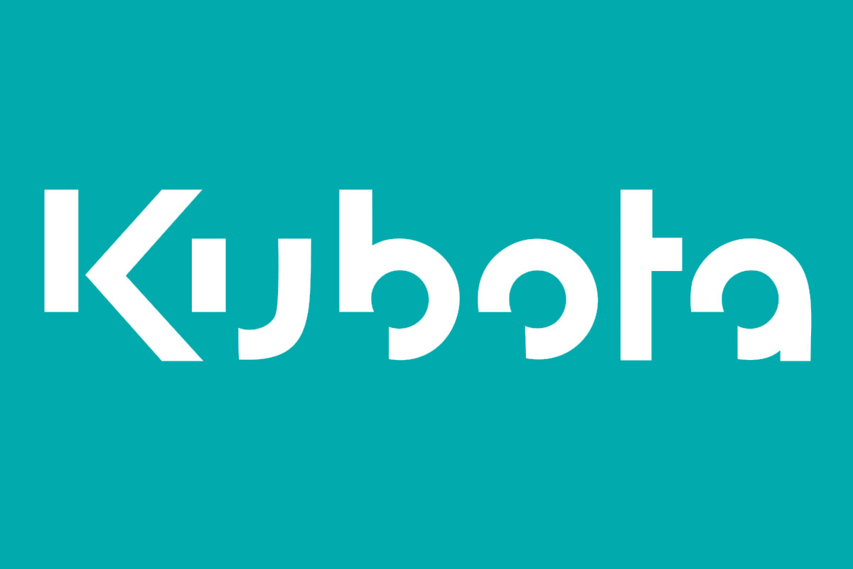 Kubota反白logo