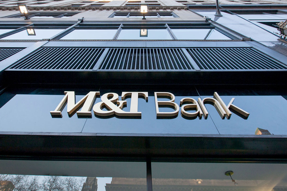 M&T Bank品牌LOGO设计案例-银行行业标志设计方案