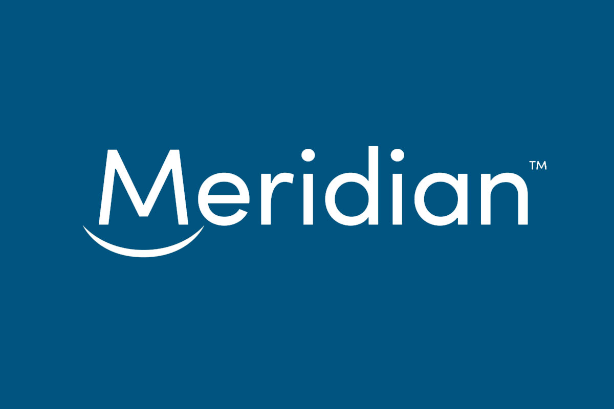 Meridian反白logo