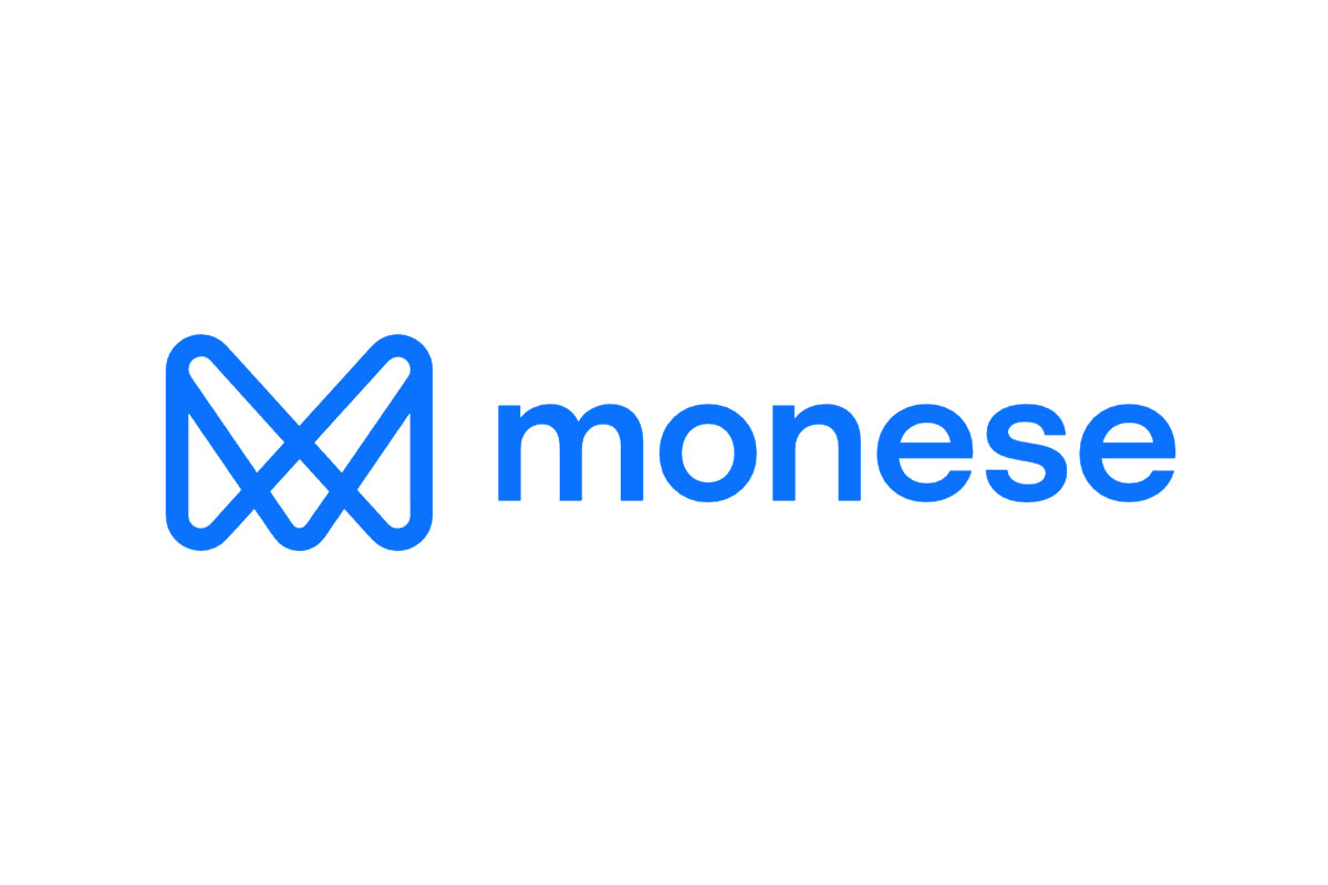 Monese银行品牌LOGO设计案例-M字母元素标志设计