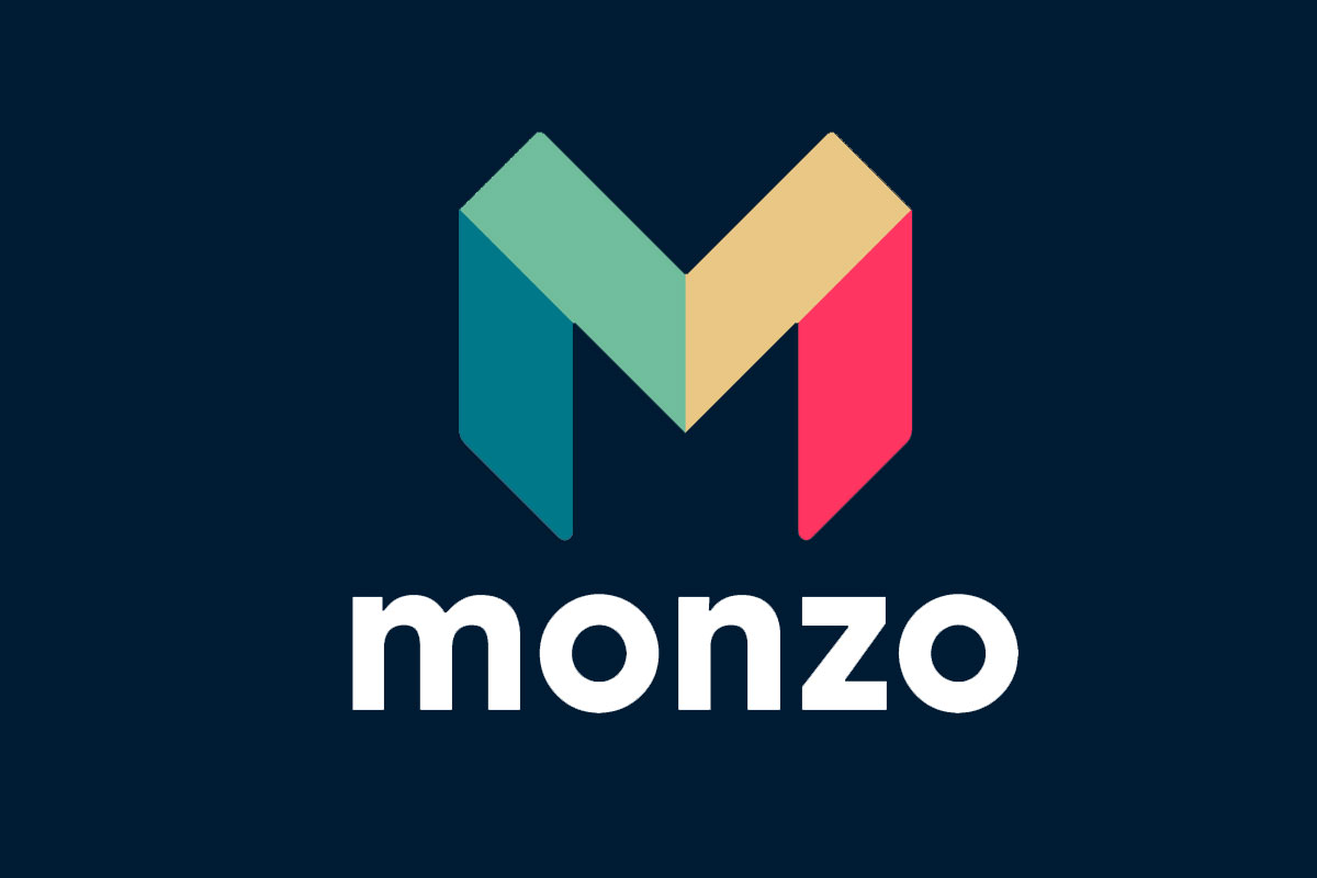 Monzo银行反白logo