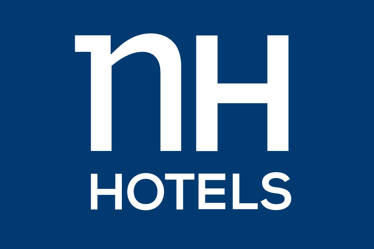 NH Hotels反白logo