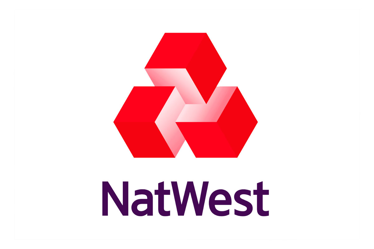 NatWest银行品牌LOGO设计案例-立方体元素标志设计