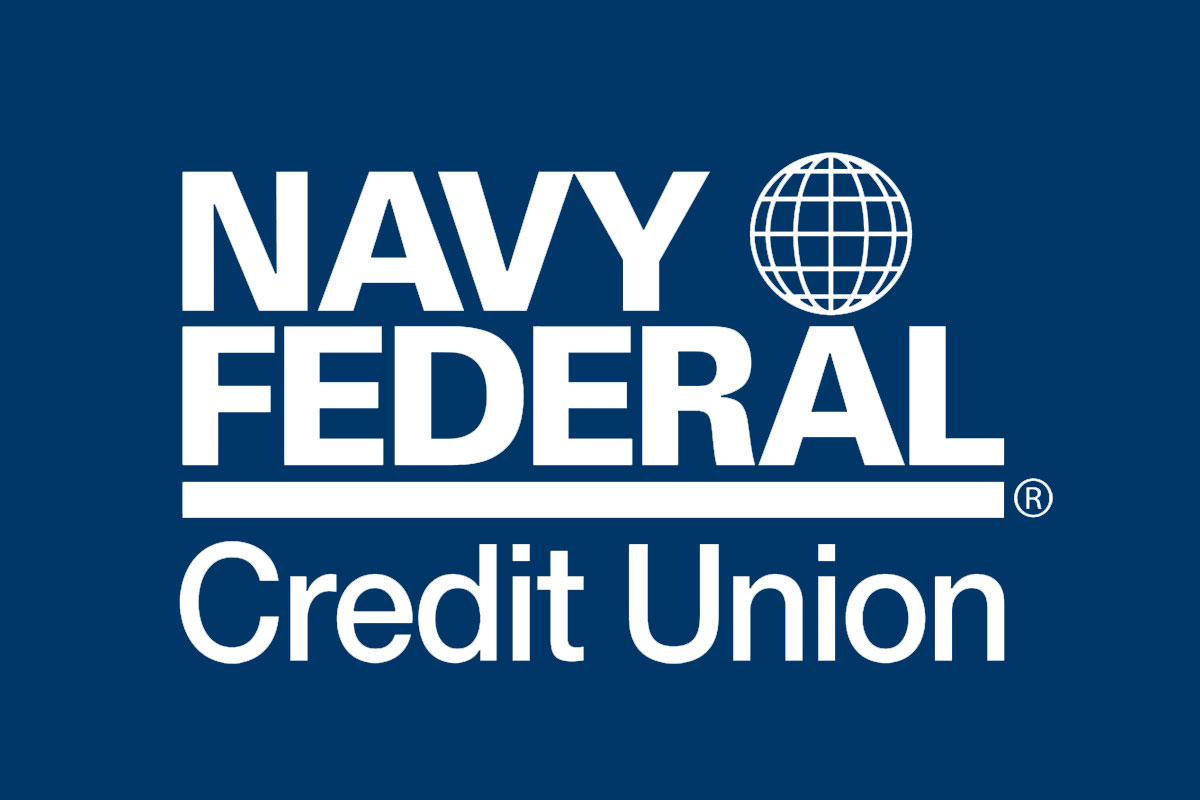 Navy Federal银行反白logo