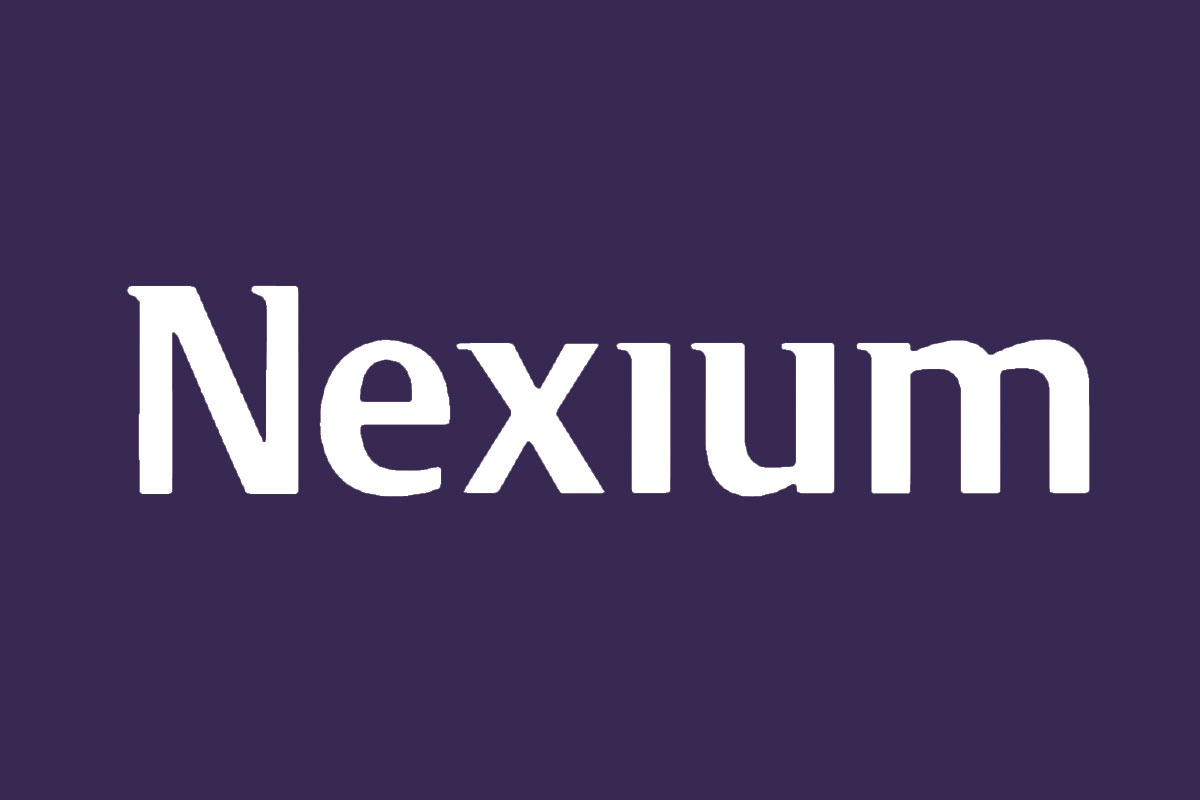 Nexium耐信反白logo