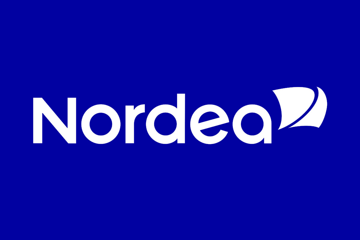 Nordea银行反白logo