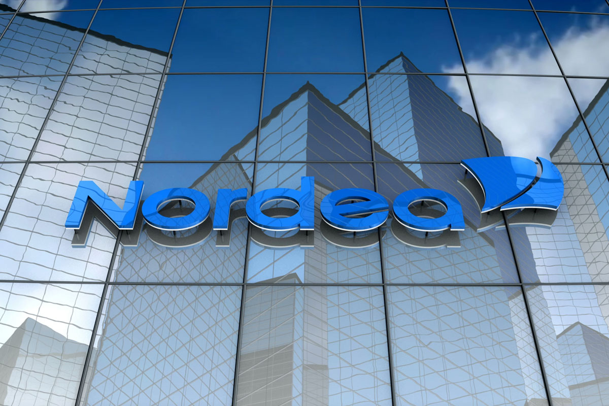 Nordea银行品牌LOGO设计案例-银行行业标志设计方案