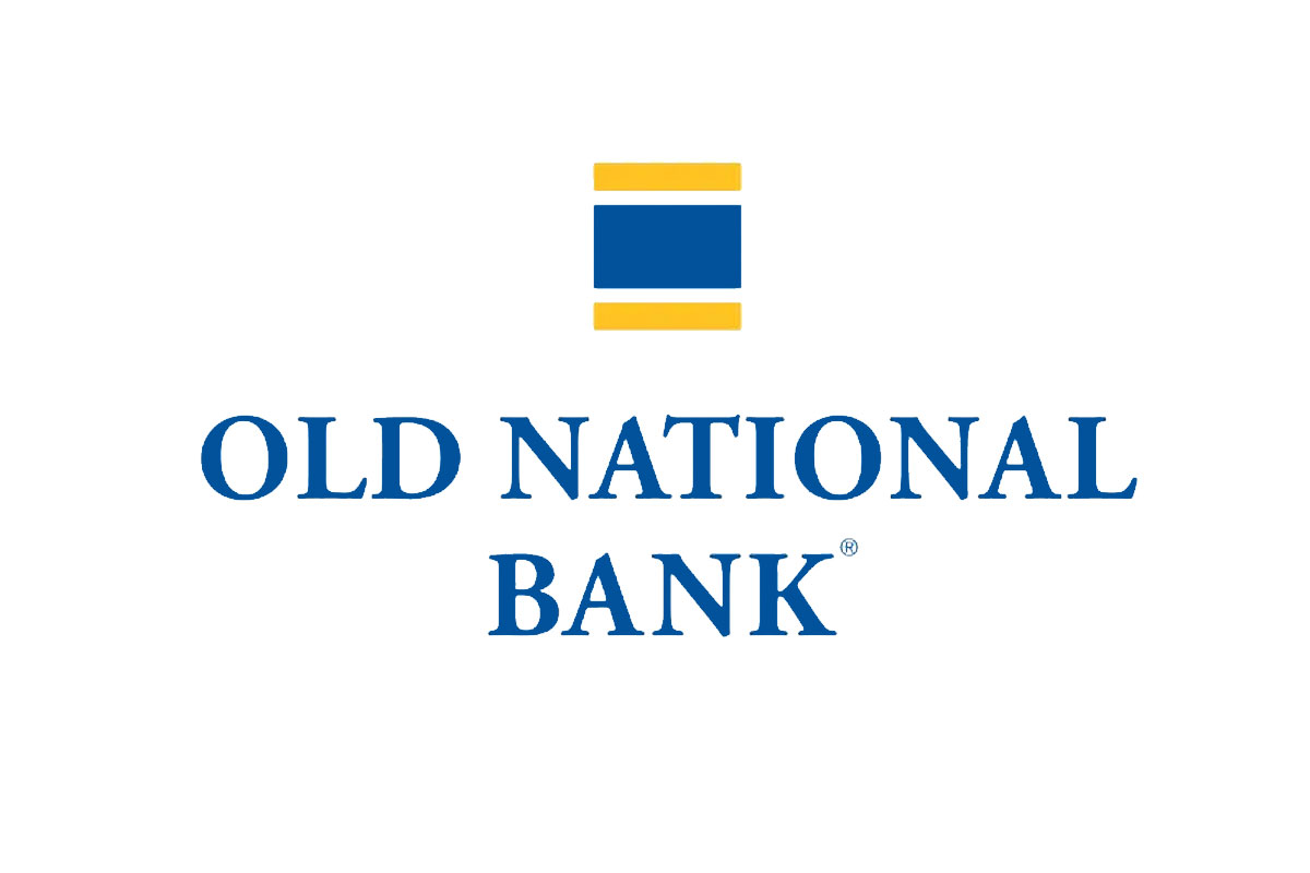 Old National银行品牌LOGO设计案例-矩形元素标志设计