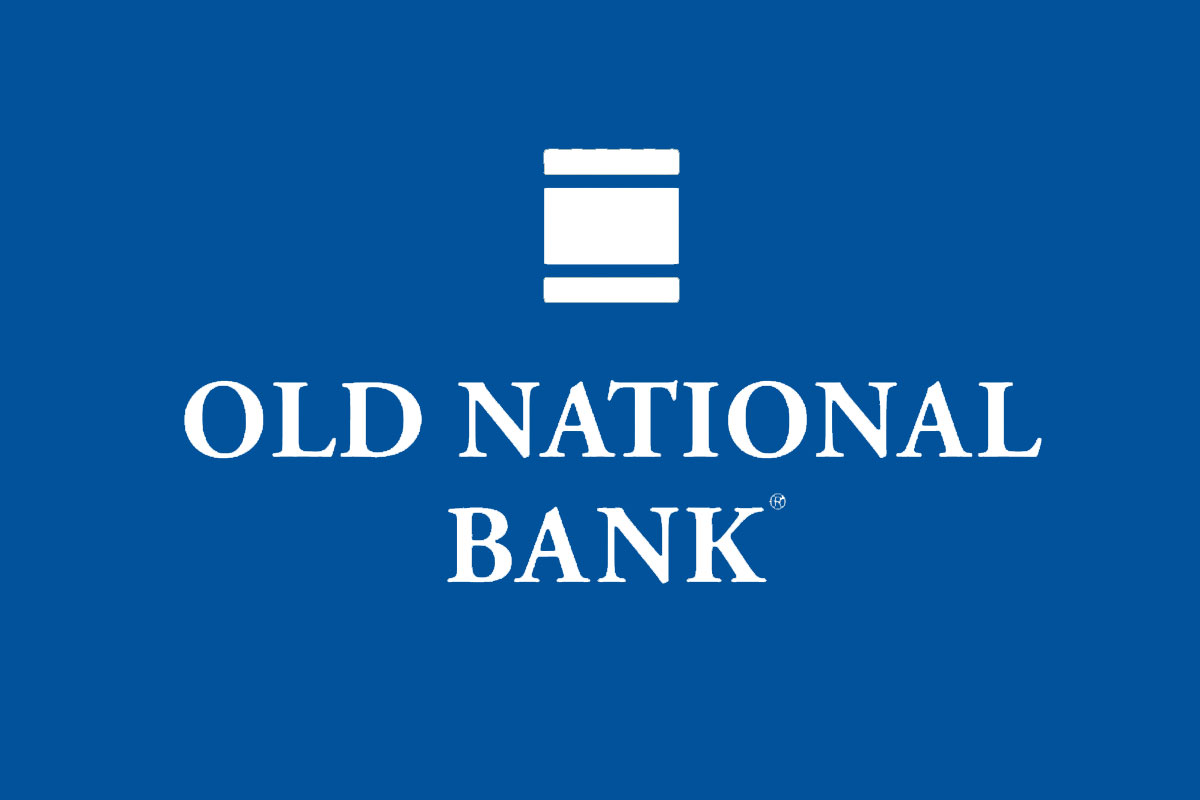Old National银行反白logo