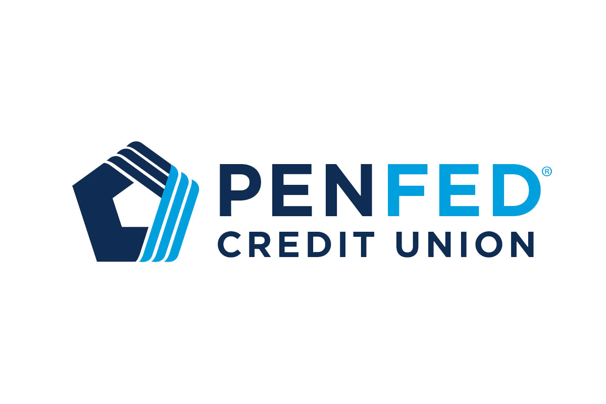 PenFed银行品牌LOGO设计案例-箭头元素标志设计