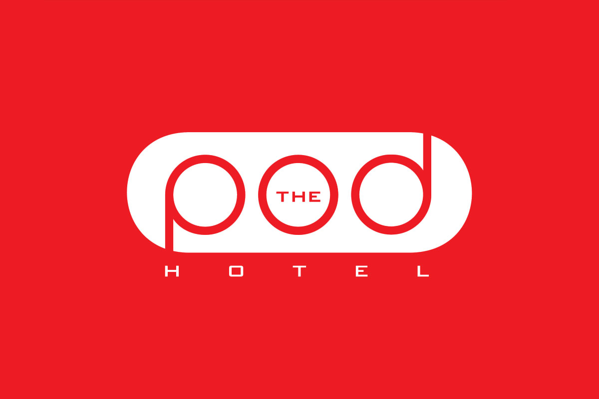 Pod Hotels反白logo