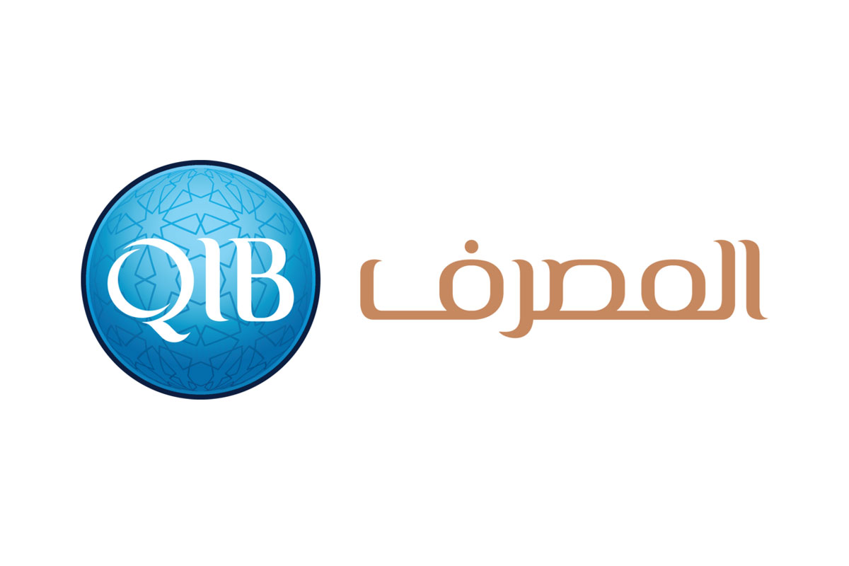  QIB卡塔尔伊斯兰银行品牌LOGO设计案例-圆形元素标志设计
