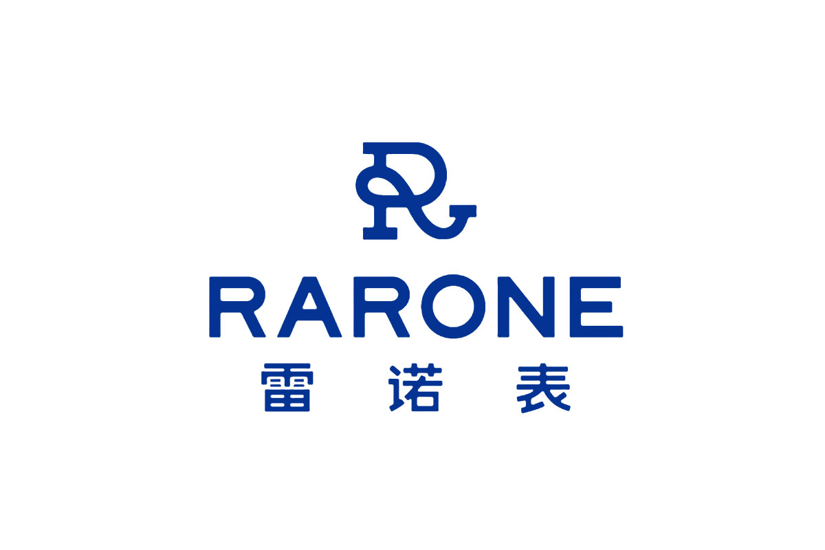 RARONE雷诺手表品牌LOGO设计案例-R字母元素标志设计