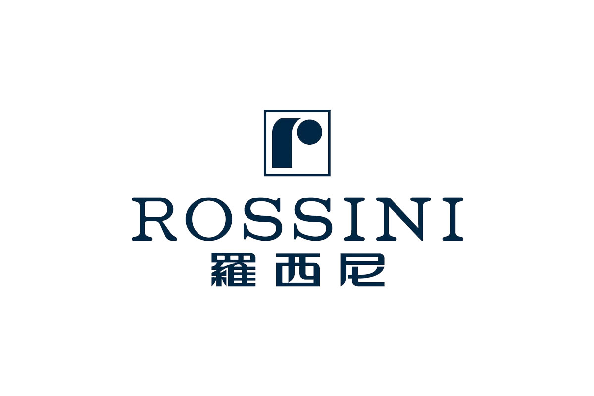 ROSSINI罗西尼手表品牌LOGO设计案例-R字母元素标志设计