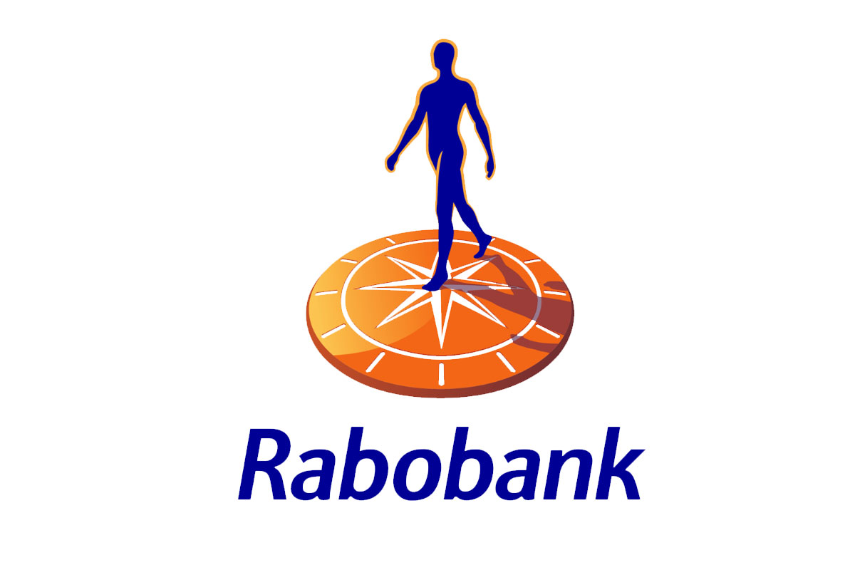 Rabobank银行品牌LOGO设计案例-人形罗盘元素标志设计