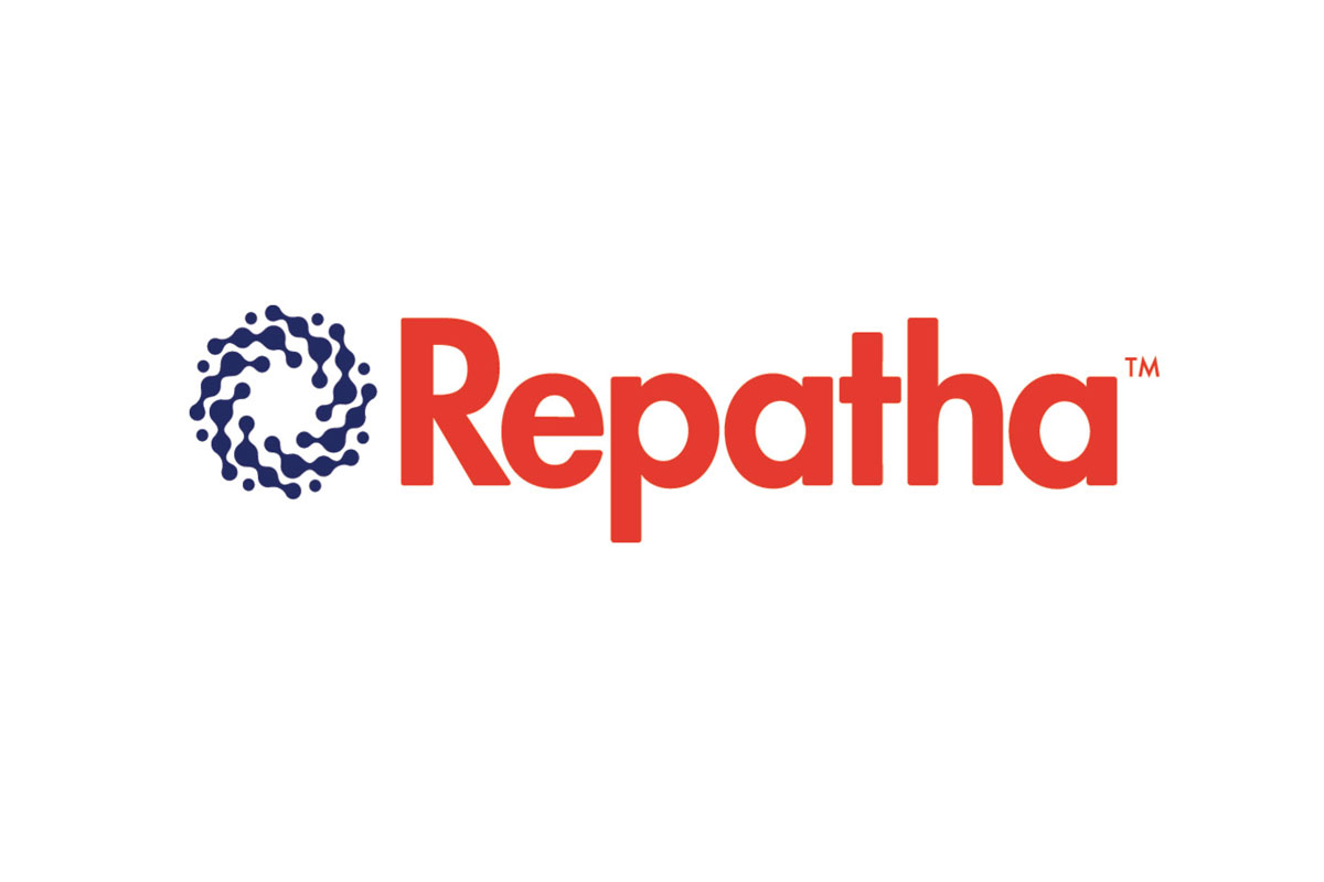 Repatha医药品牌LOGO设计案例-分子结构素标志设计